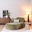 Chaise longue Vienna chenille vert gauche