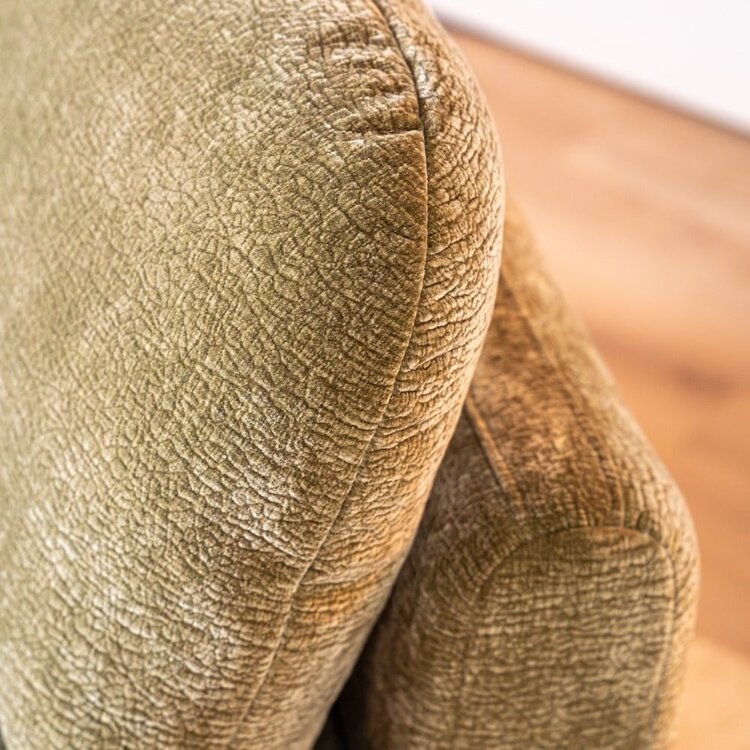 Chaise longue Vienna chenille vert gauche