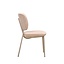 Chaise de salle à manger Rosa velours beige