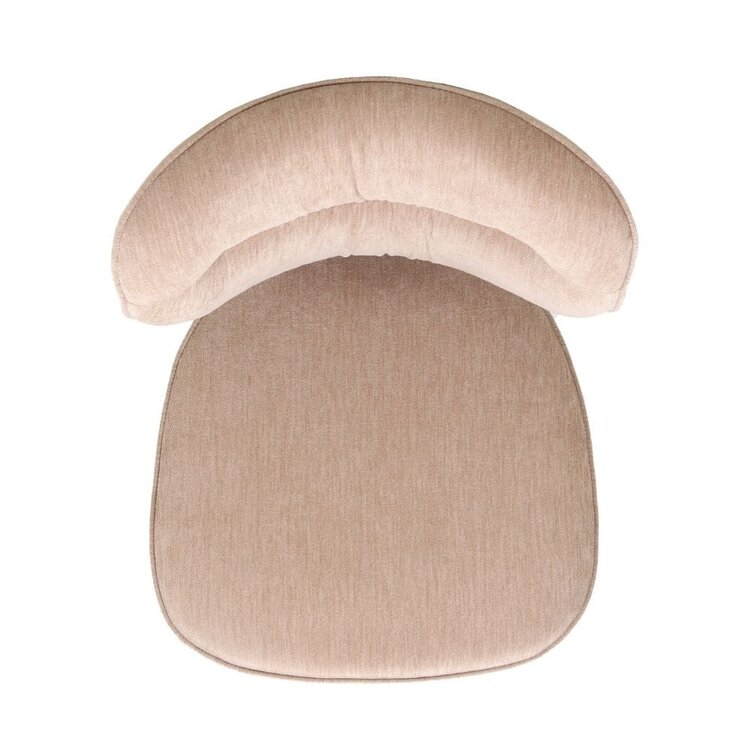 Chaise de salle à manger Rosa velours beige