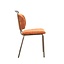 Chaise de salle à manger Pam velours jaune ocre