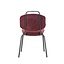 Chaise de salle à manger Pam velours violet