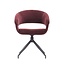 Chaise de salle à manger Suzie velours violet