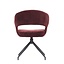Chaise de salle à manger Suzie velours violet