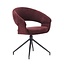 Chaise de salle à manger Suzie velours violet