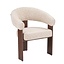 Fauteuil Liva leopard taupe