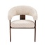 Fauteuil Liva leopard taupe