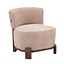 Fauteuil Bliss velours beige