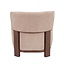 Fauteuil Bliss velours beige