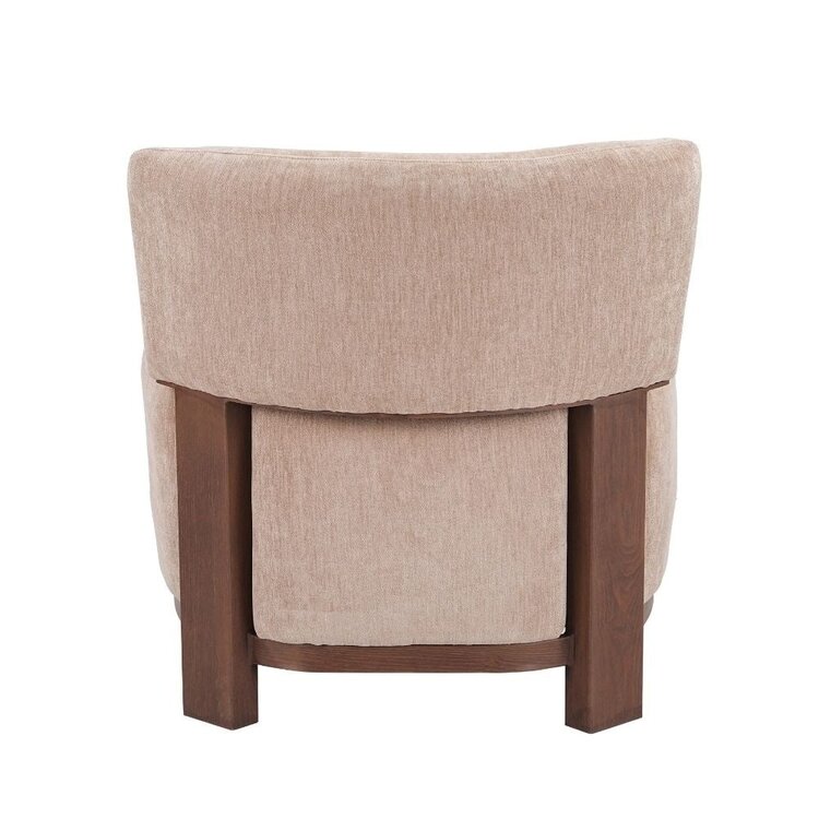Fauteuil Bliss velours beige