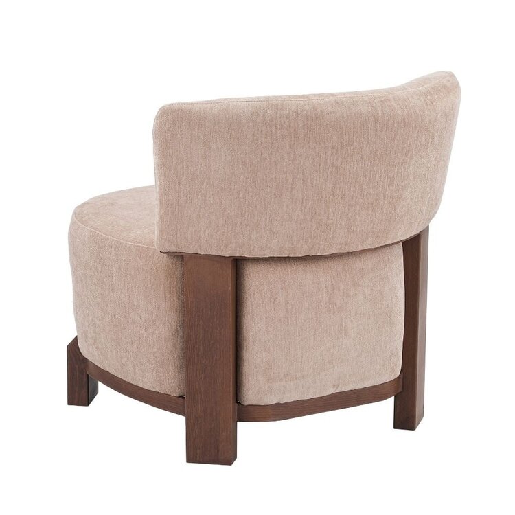 Fauteuil Bliss velours beige