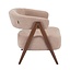 Fauteuil Yasmin velours beige