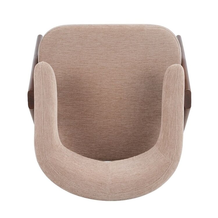 Fauteuil Yasmin velours beige