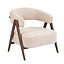 Fauteuil Yasmin leopard taupe