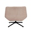 Fauteuil Mara pivotant velours beige