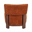 Fauteuil Bliss velours ocre
