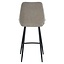 Tabouret de bar Lynn velours beige 71 cm
