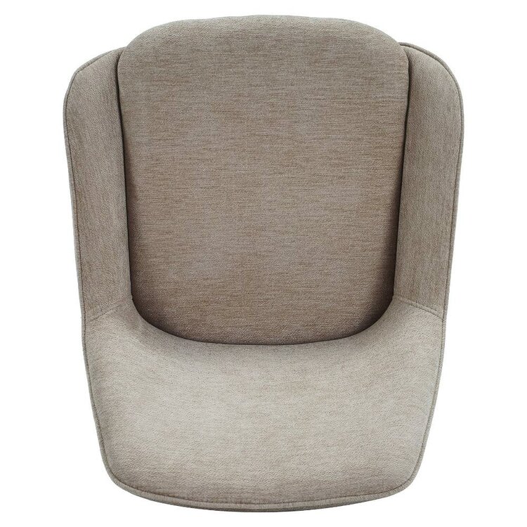 Tabouret de bar Lynn velours beige 71 cm