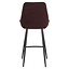 Tabouret de bar Lynn velours violet cm