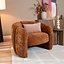 Fauteuil Lois velours ocre