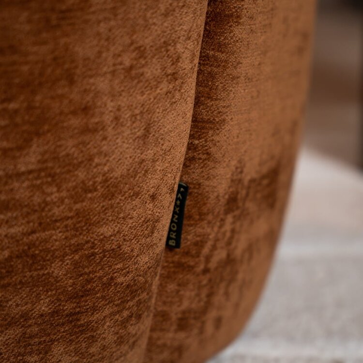 Fauteuil Lois velours ocre