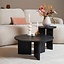 Table d'appoint Aya ø40 cm noire