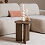 Table d'appoint Aya ø40 cm en chêne rustique