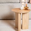 Table d'appoint Aya ø40 cm en chêne blanc
