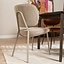 Chaise de salle à manger Rosa velours beige