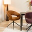 Chaise de salle à manger Suzie pivotante velours ocre