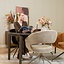 Chaise de salle à manger Suzie pivotante velours beige