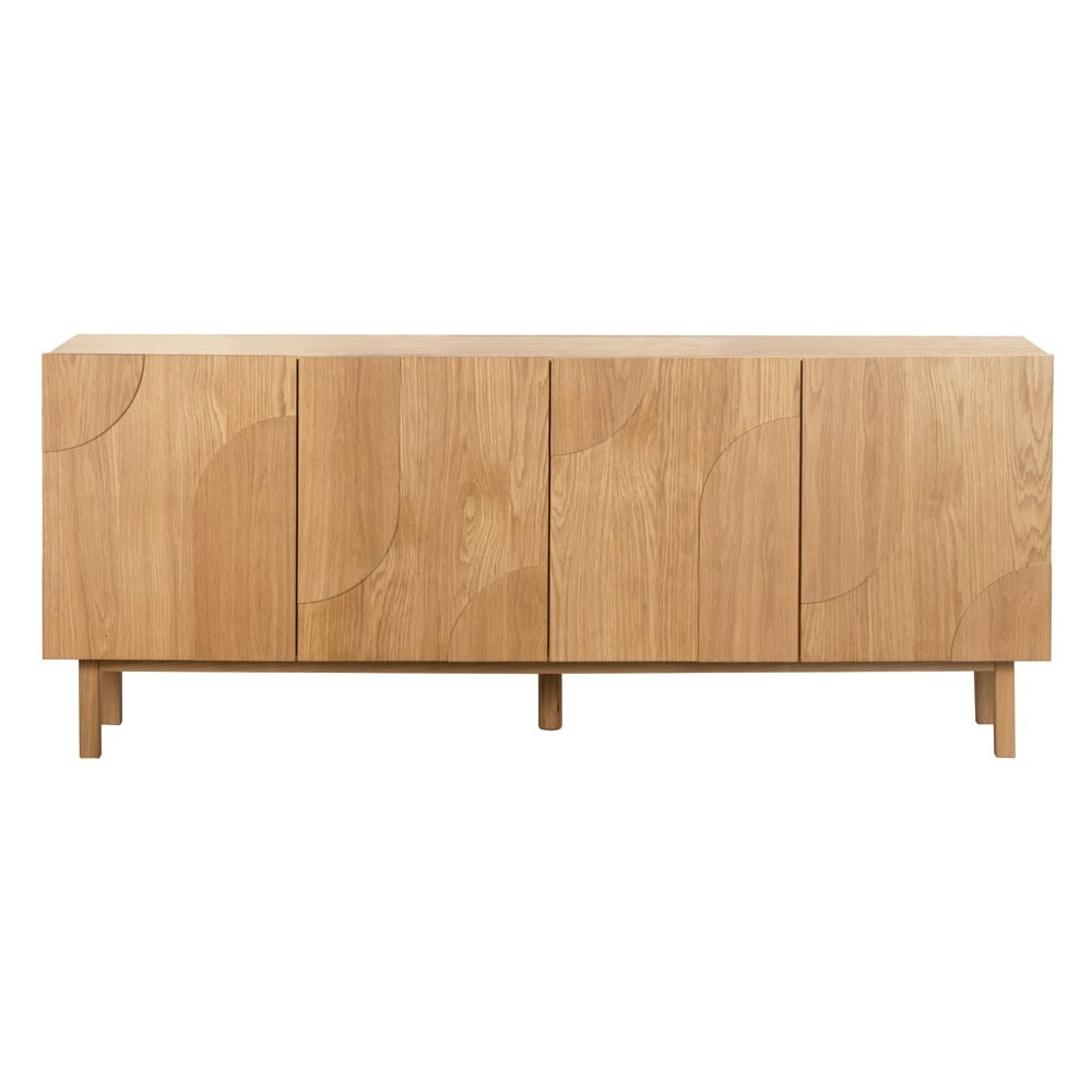 Buffet Mats en chêne clair 200 cm