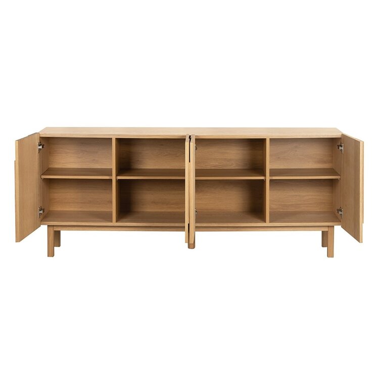 Buffet Mats en chêne clair 200 cm