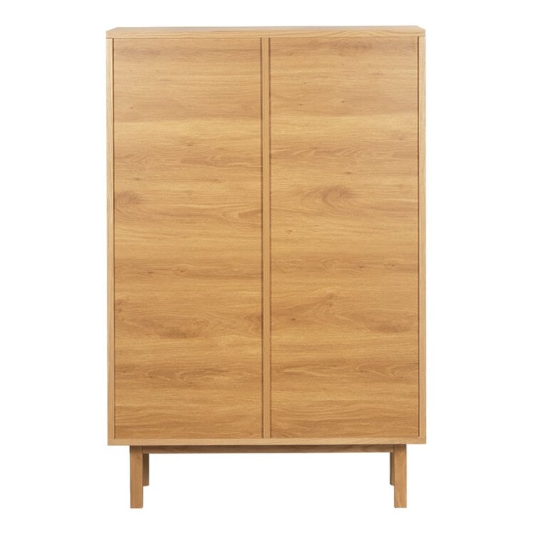 Armoire murale Mats chêne clair 90 x 140 cm