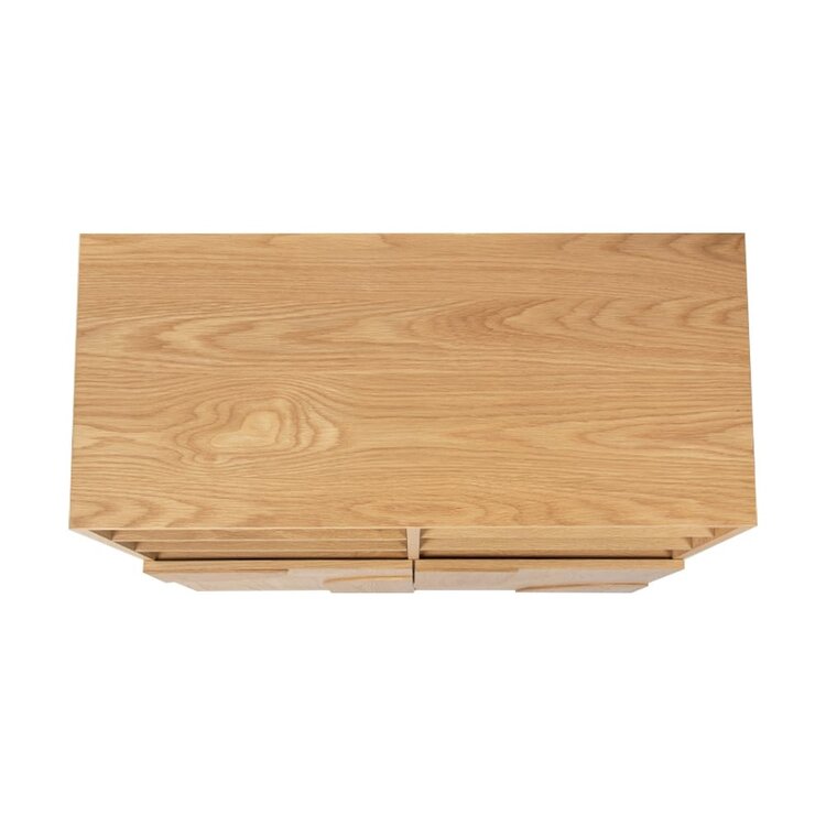 Armoire murale Mats chêne clair 90 x 140 cm