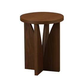 Table d’appoint Miami ø35 cm chêne rustique