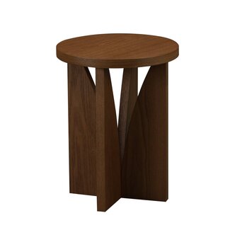 Table d’appoint Miami ø35 cm chêne rustique