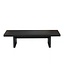 Table basse Jersey 120x50 cm chêne noir