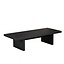 Table basse Jersey 120x50 cm chêne noir