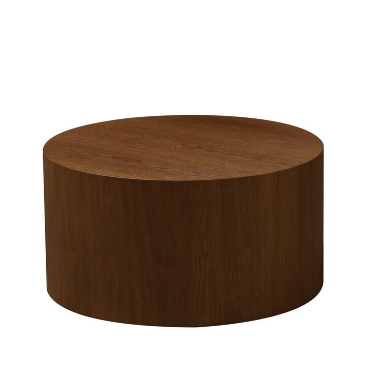 Set de tables basses Ontario Ø55 / Ø80 cm chêne rustique