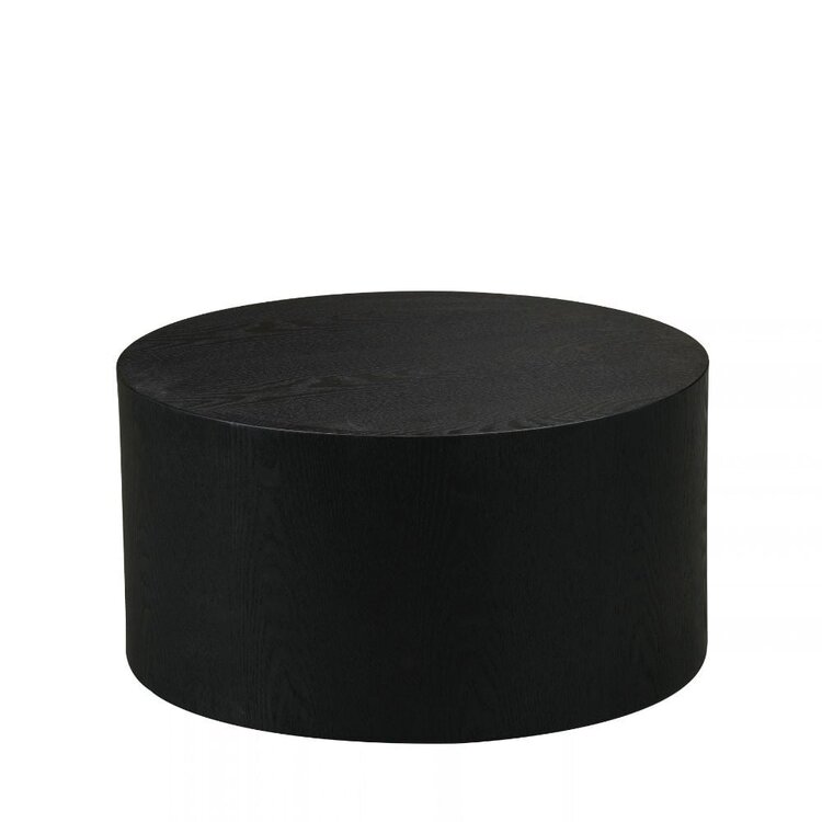 Set de tables basses Ontario Ø55 / Ø80 cm chêne noir