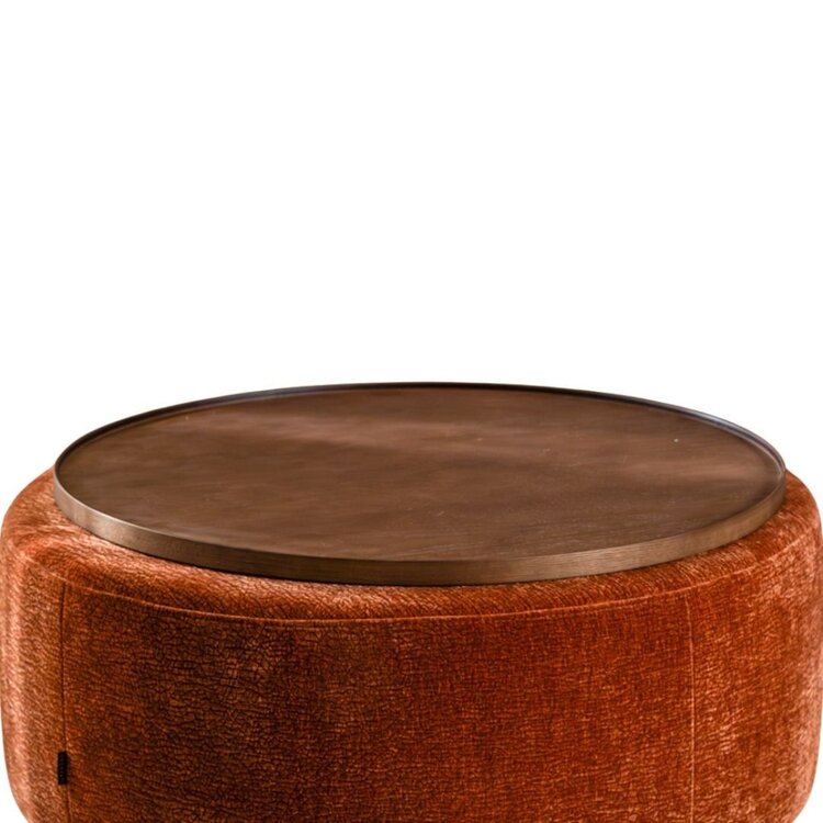 Plateau Helena rond ø89 cm chêne rustique