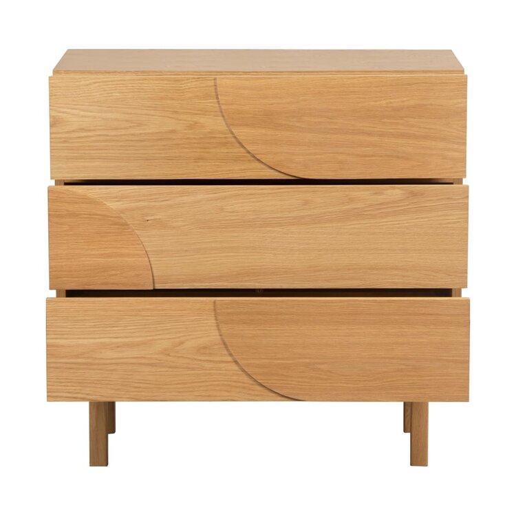 Commode Mats chêne clair 80 x 80 cm