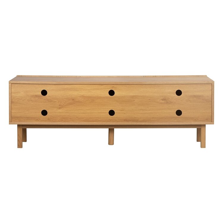 Meuble TV Mats chêne clair 160 cm