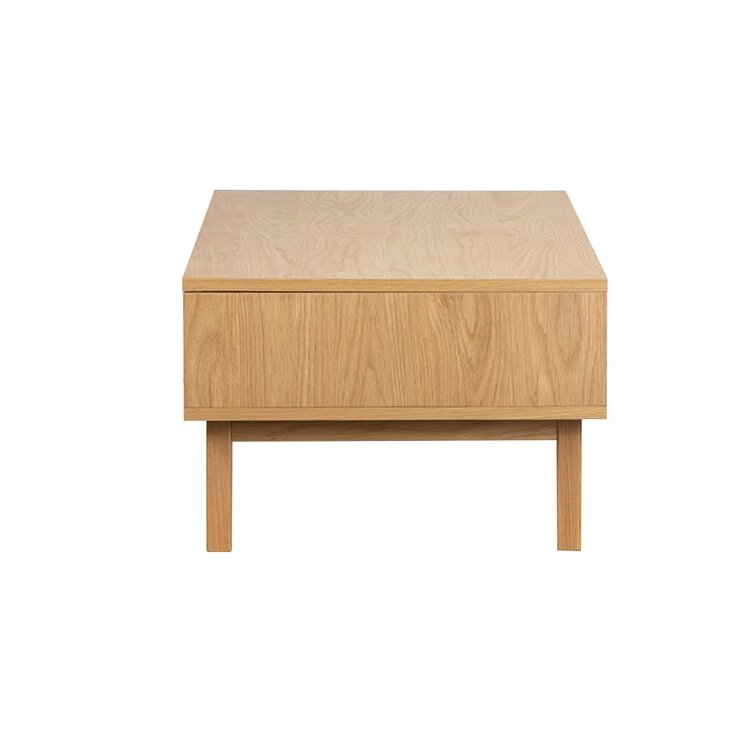 Table basse Mats chêne clair 120 x 40 cm