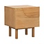 Table d’appoint Mats chêne clair 48 x 55 cm