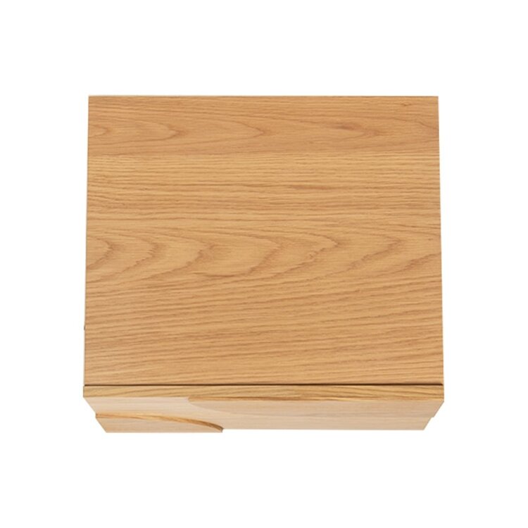 Table d’appoint Mats chêne clair 48 x 55 cm