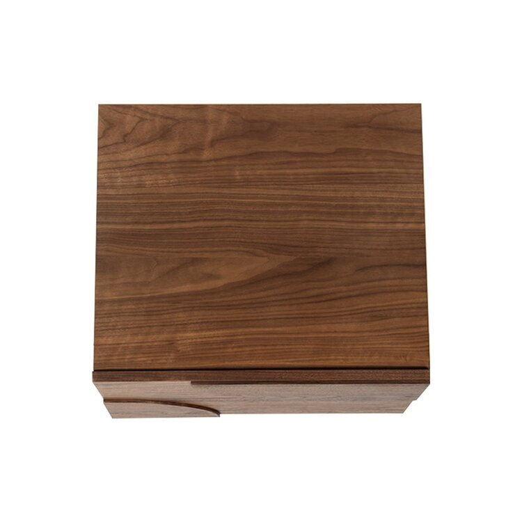Table d’appoint Mats chêne rustique 48 x 55 cm