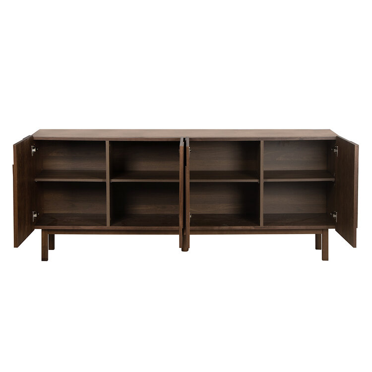 Buffet Mats en chêne rustique 200 cm