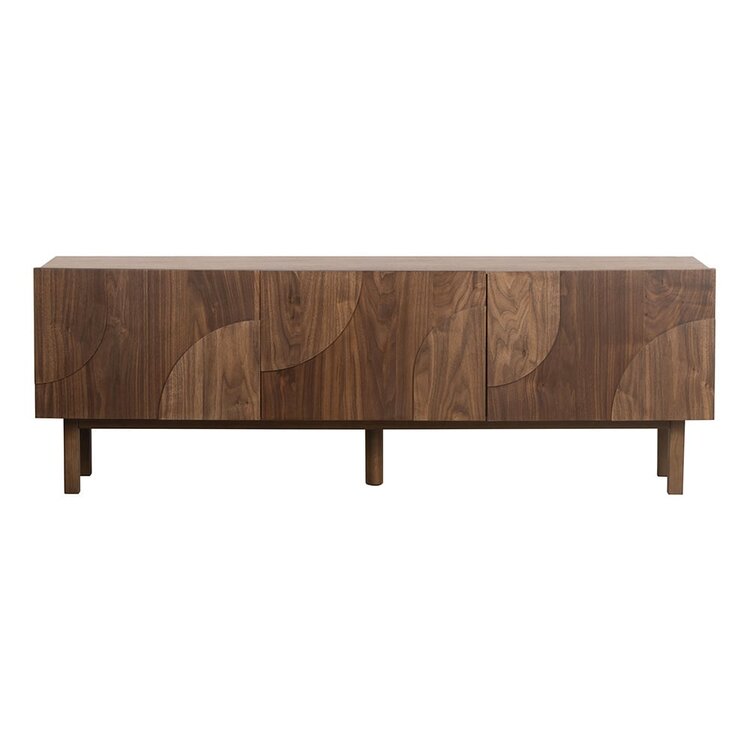 Buffet Mats en chêne rustique 200 cm